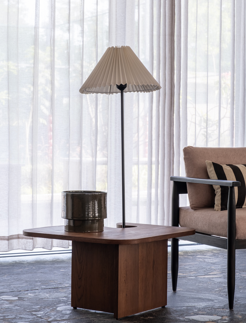 Notch Corner Table
